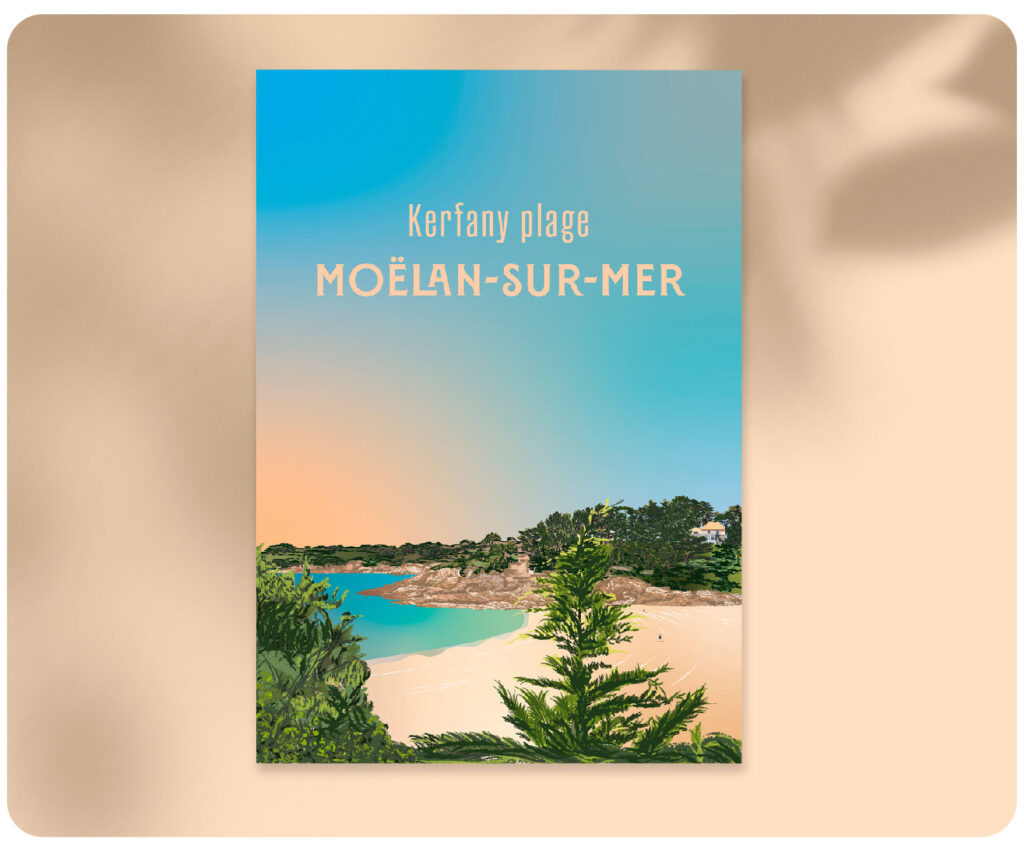 illustration l'agence à moëlan-sur-mer